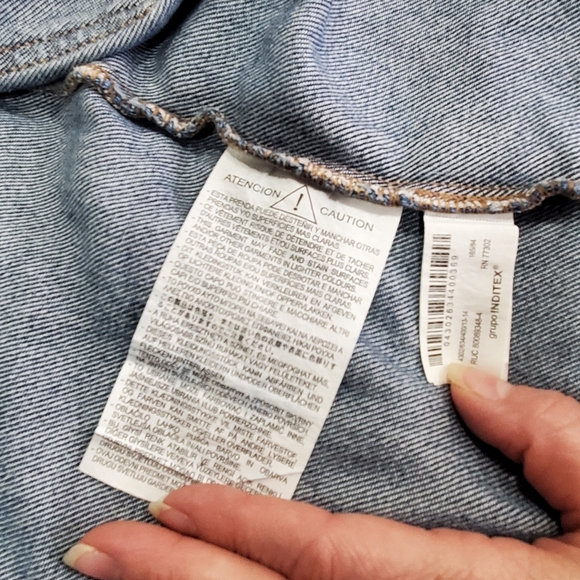 Zara Denim Button-Up Shirt - Picture 10 of 16